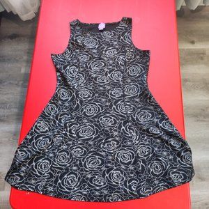 Jolie floral design cocktail dress women's size L